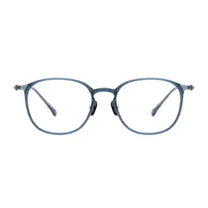 Square Blue Eyeglasses