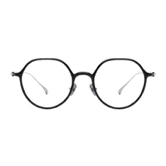 Geometric Black Eyeglasses