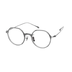 Geometric Gray Eyeglasses