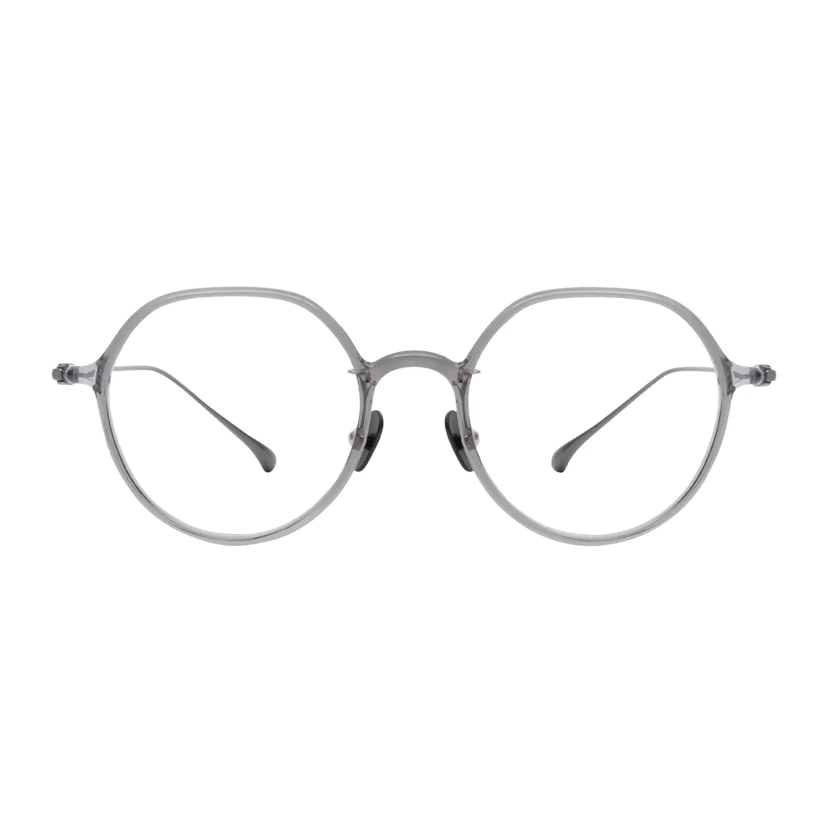 Geometric Gray Eyeglasses