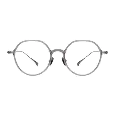 Geometric Gray Eyeglasses