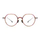 Geometric Brown Eyeglasses