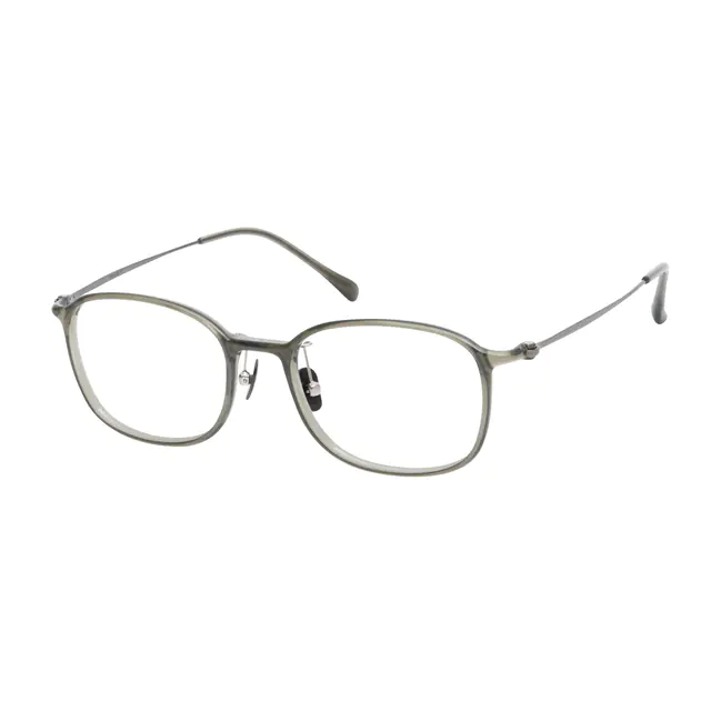 Oval Green Eyeglasses