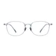 Oval Light Gray Eyeglasses