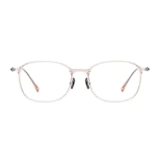 Oval Light Orange Eyeglasses