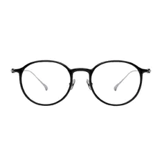 Round Black Eyeglasses