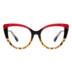Cat-eye Red Eyeglasses