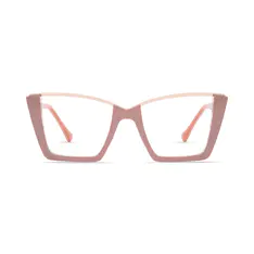 Square Pink Eyeglasses