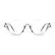 Cat-eye White Eyeglasses