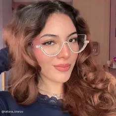 Cat-eye Clear Eyeglasses