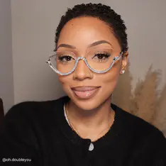 Cat-eye Clear Eyeglasses