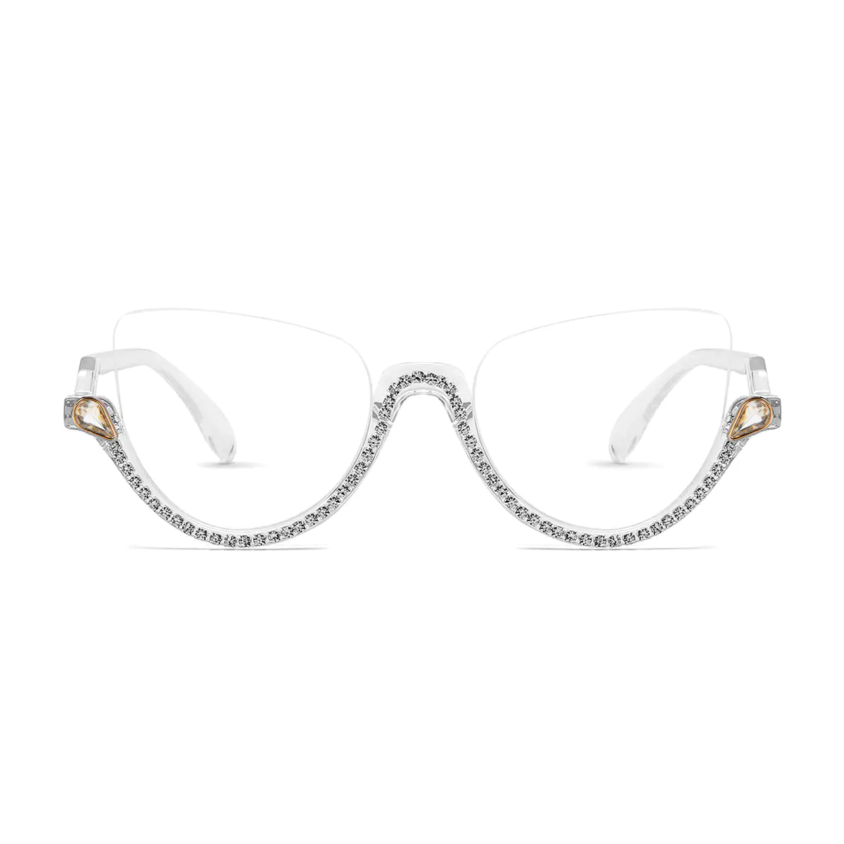 Cat-eye Clear Eyeglasses