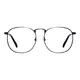 Oval Gray/Silver Eyeglasses