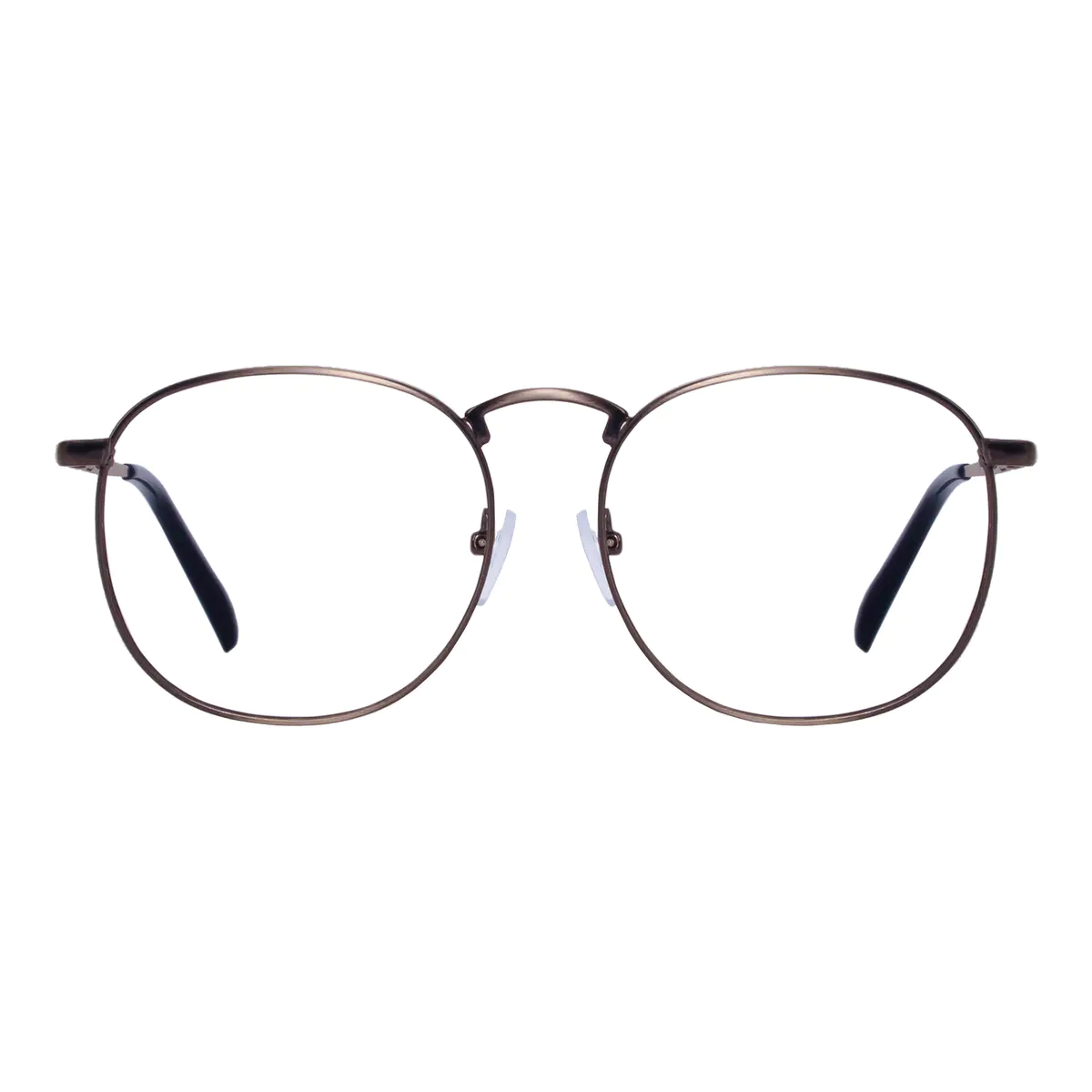 Oval Brown Eyeglasses