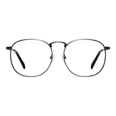 Oval Brown Eyeglasses