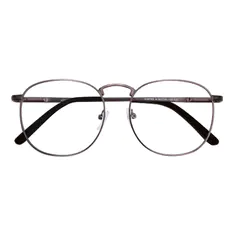 Oval Brown Eyeglasses