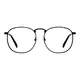 Oval Matte Black Eyeglasses