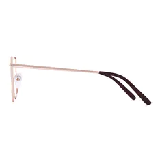Oval Rose Gold Eyeglasses