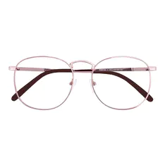 Oval Rose Gold Eyeglasses