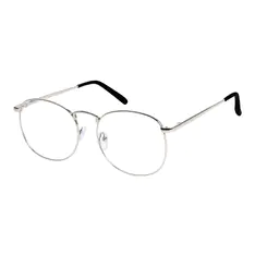 Square Silver Eyeglasses