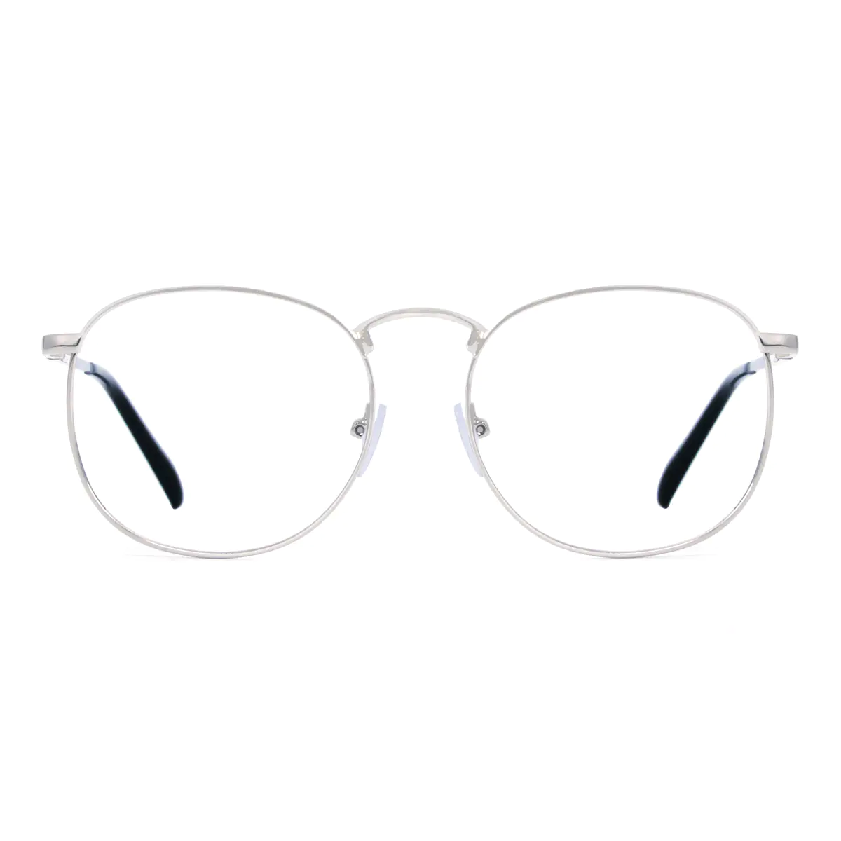 Square Silver Eyeglasses