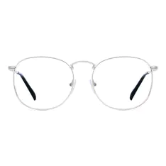 Square Silver Eyeglasses