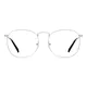 Oval Silver Eyeglasses