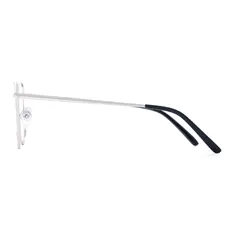 Square Silver Eyeglasses