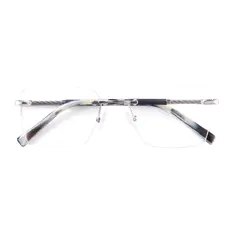 Rectangle Silver Eyeglasses