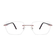 Rectangle Rose Gold Eyeglasses