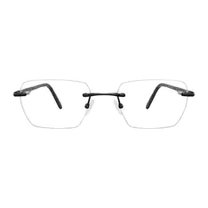 Rectangle Black Eyeglasses