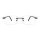 Rectangle Black Eyeglasses