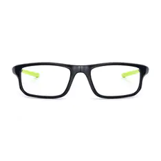 Rectangle Black/Green Sport Eyeglasses