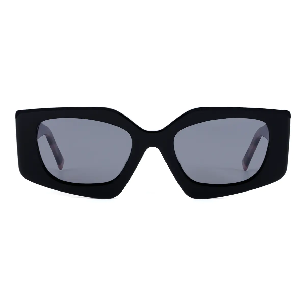 Geometric Black/Tortoiseshell Sunglasses