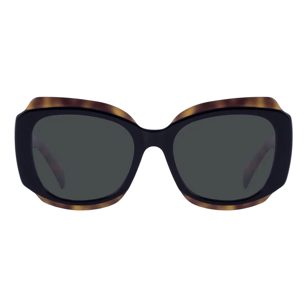 Geometric Black/Tortoiseshell Sunglasses