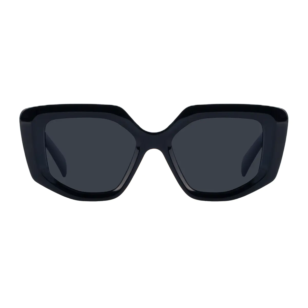 Geometric Black Sunglasses