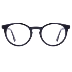 Oval Black Eyeglasses