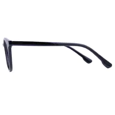 Oval Black Eyeglasses