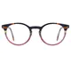 Oval Tortoiseshell/Purple Eyeglasses