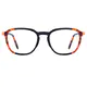 Rectangle Blue Eyeglasses