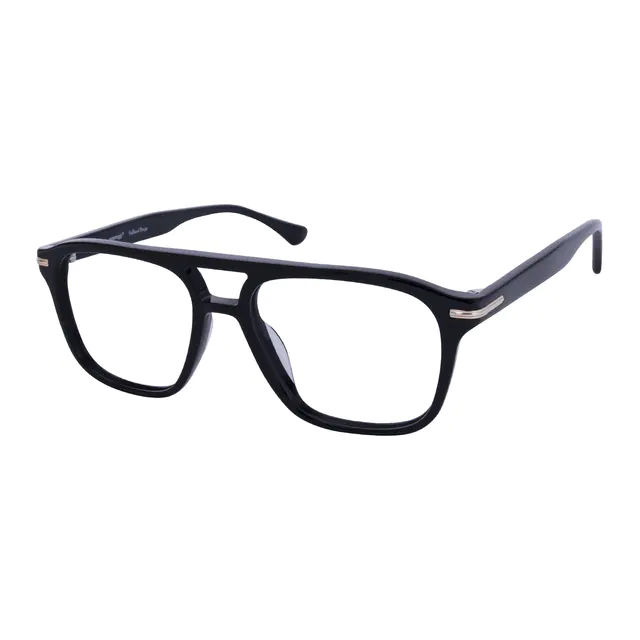 Aviator Black Eyeglasses