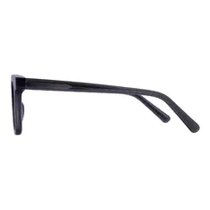Square Gray Eyeglasses