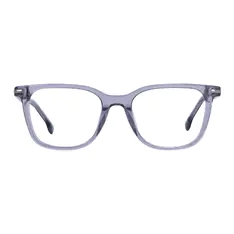Rectangle Transparent Gray Eyeglasses