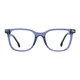Rectangle Transparent Blue Eyeglasses