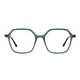 Square Dark Green Eyeglasses