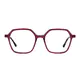 Square Wine Eyeglasses