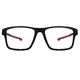 Square Black Sport Eyeglasses