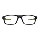 Rectangle Black/Green Sport Eyeglasses