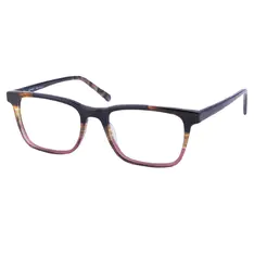 Rectangle Tortoiseshell/Purple Eyeglasses