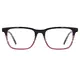 Rectangle Tortoiseshell/Purple Eyeglasses